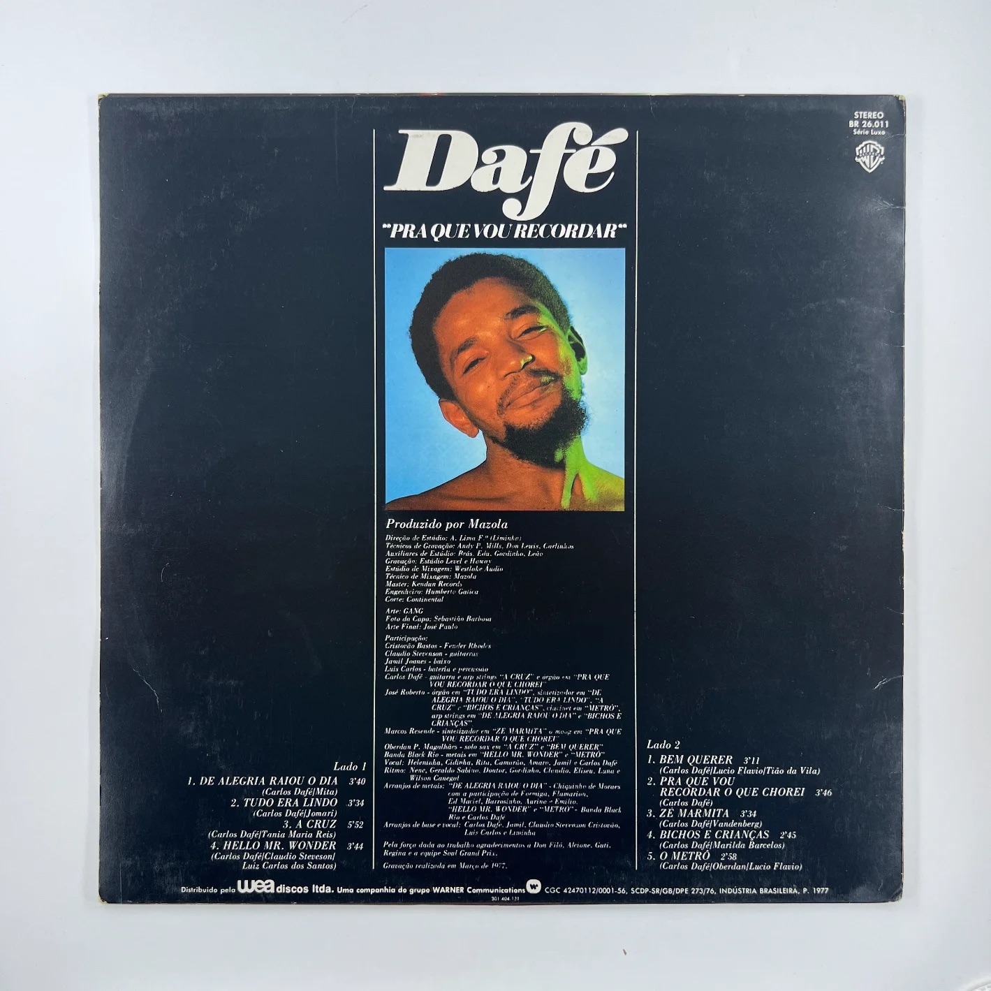 Dafé - Pra que vou recordar (1977) - CrocoDiscos