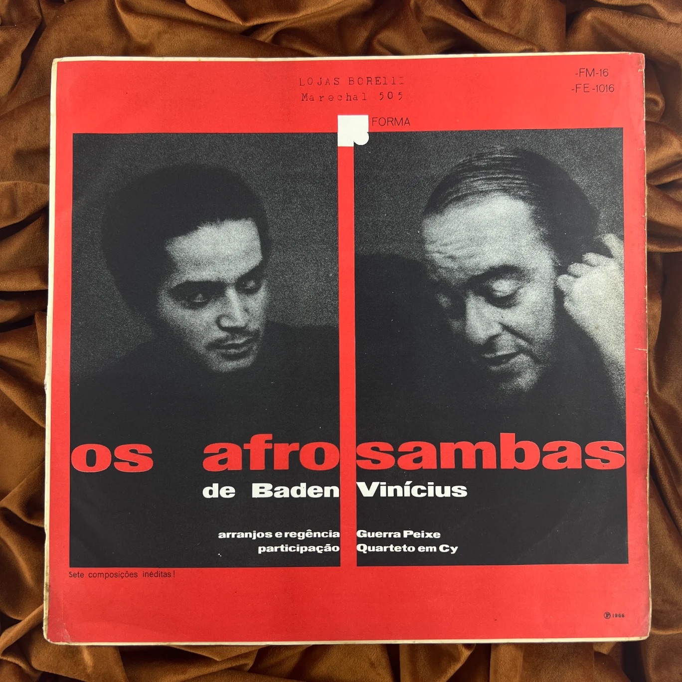Baden e Vinicius - Os Afro-sambas (1966) Original Mono - Crocodiscos